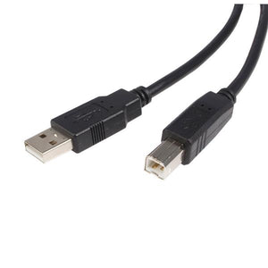 STARTECH .com USB cable USB 2.0 1,8 m USB A USB B 0,48 Gbit/s Black (USB2HAB6) - Cartouches Certifiees