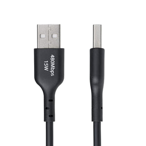 STARTECH .com USB cable USB 2.0 1,8 m USB A USB C 0,48 Gbit/s Black (USB2AC6FBKE10PK) - Cartouches Certifiees