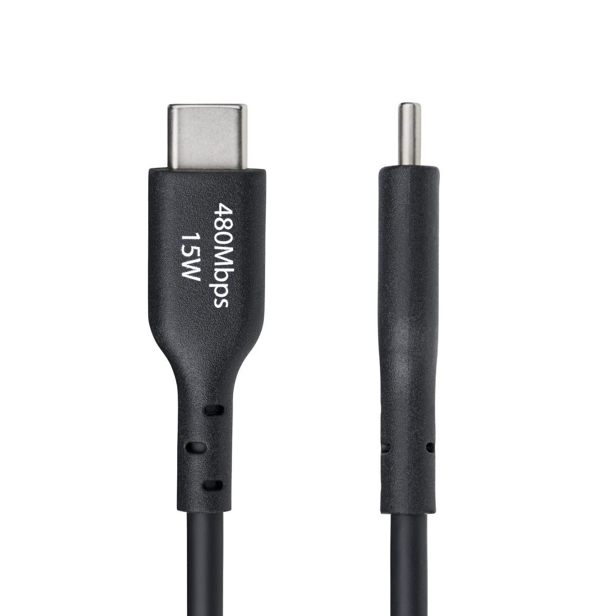 STARTECH .com USB cable USB 2.0 1,8 m USB A USB C 0,48 Gbit/s Black (USB2AC6FBKE10PK) - Cartouches Certifiees