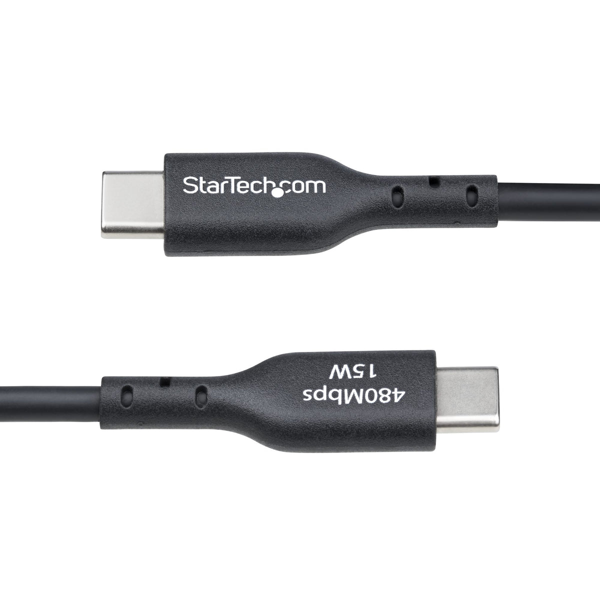 STARTECH .com USB cable USB 2.0 1,8 m USB A USB C 0,48 Gbit/s Black (USB2AC6FBKE10PK) - Cartouches Certifiees