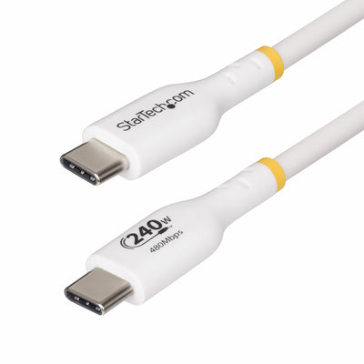 STARTECH .com USB cable USB 2.0 1,8 m USB C 0,48 Gbit/s 240 W White (USB2EPR6FW) - Cartouches Certifiees