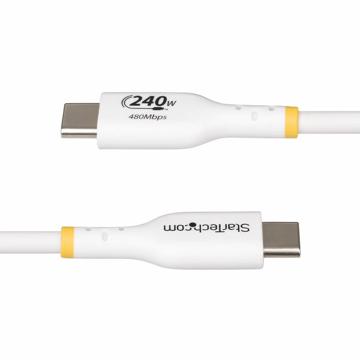 STARTECH .com USB cable USB 2.0 1,8 m USB C 0,48 Gbit/s 240 W White (USB2EPR6FW) - Cartouches Certifiees