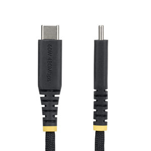 STARTECH .com USB cable USB 2.0 3 m USB C 0,48 Gbit/s 60 W Black (USB2CC10FNCBR) - Cartouches Certifiees