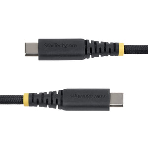 STARTECH .com USB cable USB 2.0 3 m USB C 0,48 Gbit/s 60 W Black (USB2CC10FNCBR) - Cartouches Certifiees