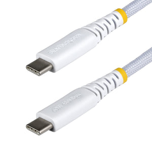 STARTECH .com USB cable USB 2.0 3 m USB C 0,48 Gbit/s 60 W White (USB2CC10FNCBRWH) - Cartouches Certifiees