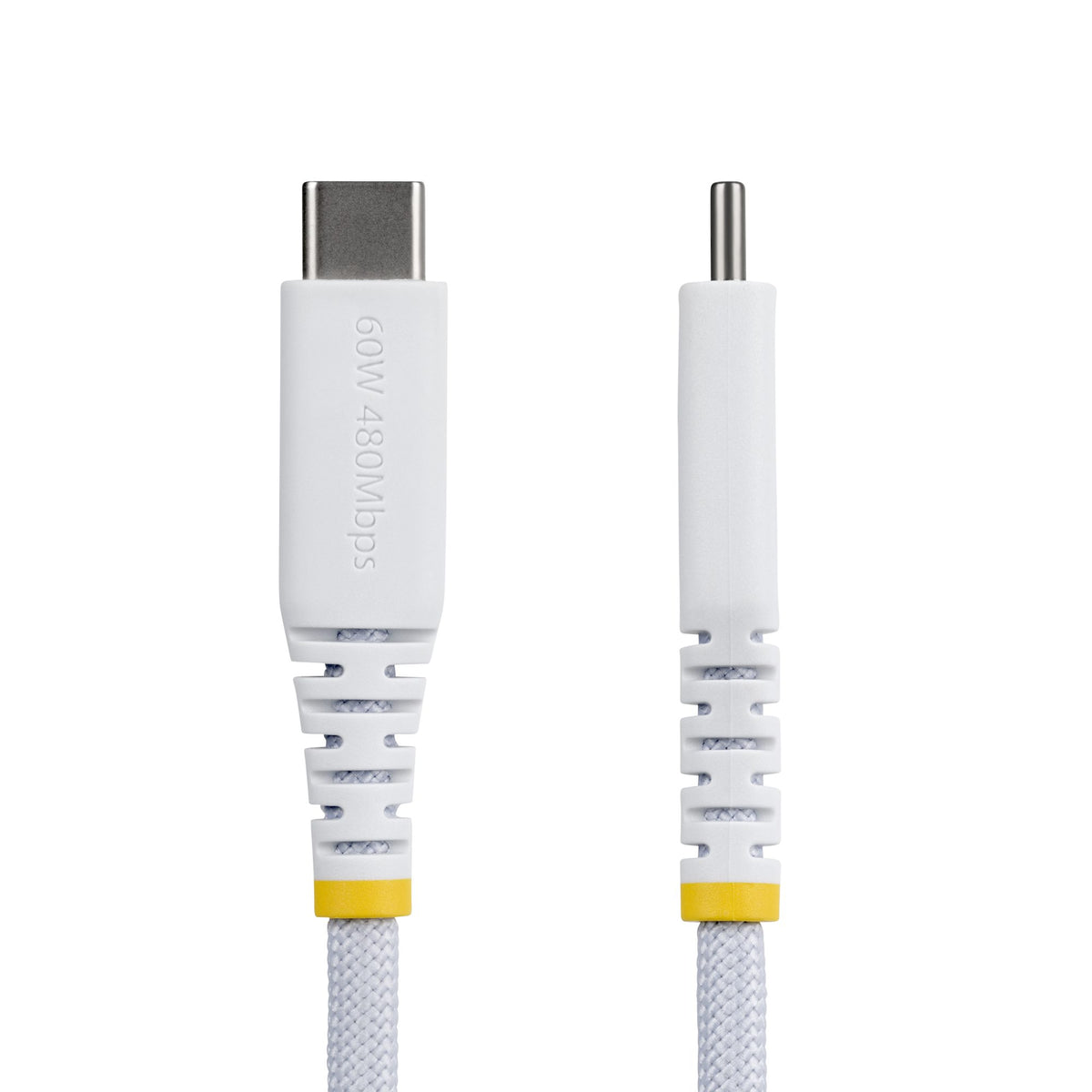 STARTECH .com USB cable USB 2.0 3 m USB C 0,48 Gbit/s 60 W White (USB2CC10FNCBRWH) - Cartouches Certifiees