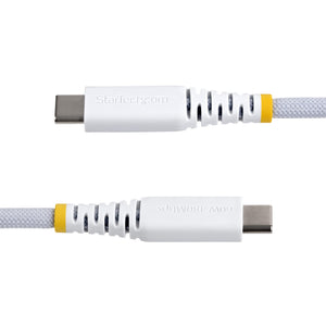 STARTECH .com USB cable USB 2.0 3 m USB C 0,48 Gbit/s 60 W White (USB2CC10FNCBRWH) - Cartouches Certifiees