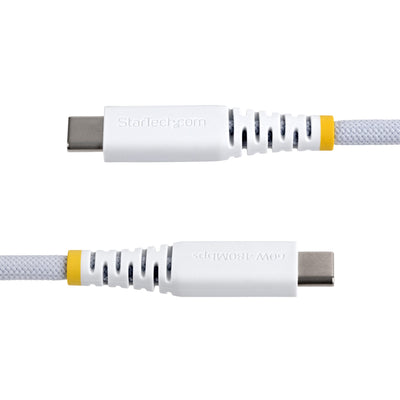 STARTECH .com USB cable USB 2.0 3 m USB C 0,48 Gbit/s 60 W White (USB2CC10FNCBRWH) - Cartouches Certifiees