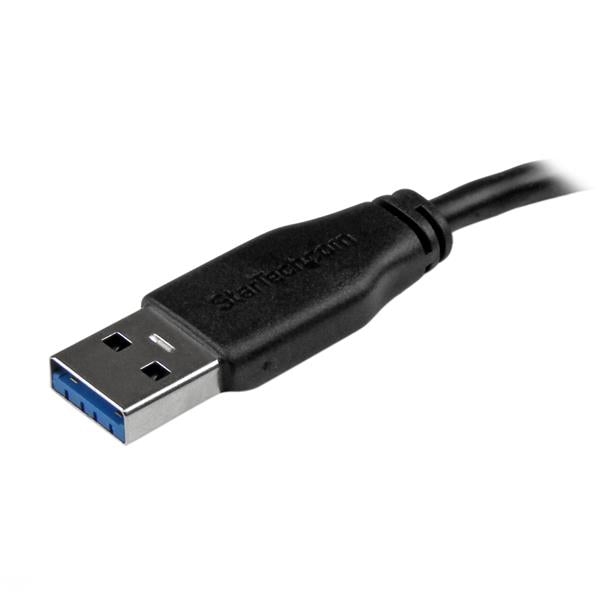 STARTECH .com USB cable USB 3.2 Gen 1 (3.1 Gen 1) 2 m USB A Micro-USB B 5 Gbit/s Black (USB3AUB2MS) - Cartouches Certifiees