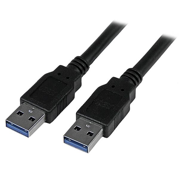 STARTECH .com USB cable USB 3.2 Gen 1 (3.1 Gen 1) 3 m USB A 5 Gbit/s Black (USB3SAA3MBK) - Cartouches Certifiees