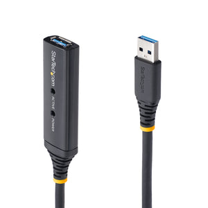 STARTECH .com USB cable USB 3.2 Gen 1 (3.1 Gen 1) 5 m USB A Black (USB3AAEXT5M) - Cartouches Certifiees