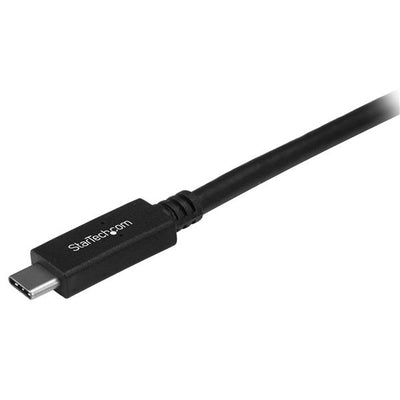 STARTECH .com USB cable USB 3.2 Gen 2 (3.1 Gen 2) 0,5 m USB C 10 Gbit/s 60 W Black (USB31CC50CM) - Cartouches Certifiees