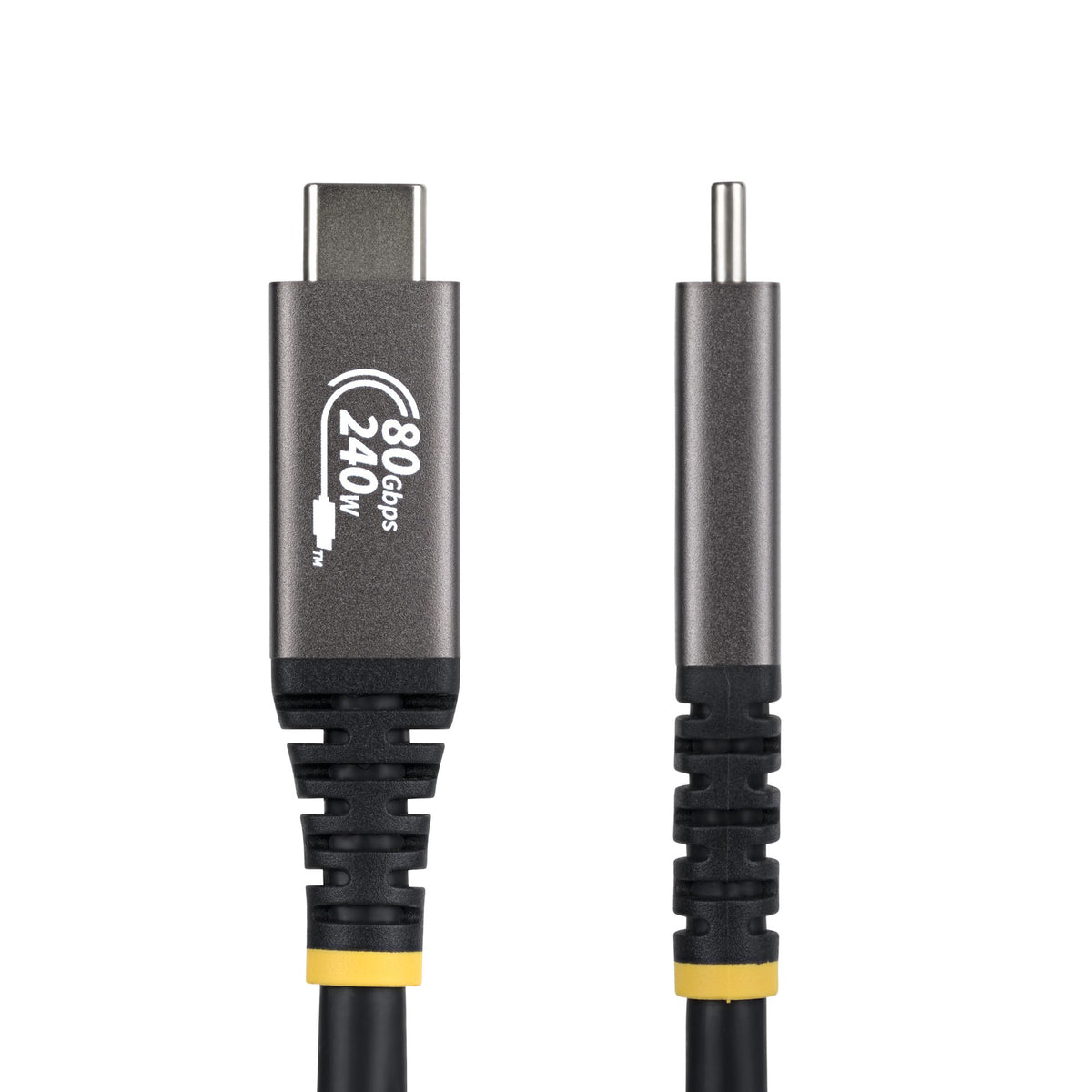 STARTECH .com USB cable USB4 Gen 4x2 0,9 m USB C 80 Gbit/s 240 W Black (CC3FT80GUSB4CABLE) - Cartouches Certifiees