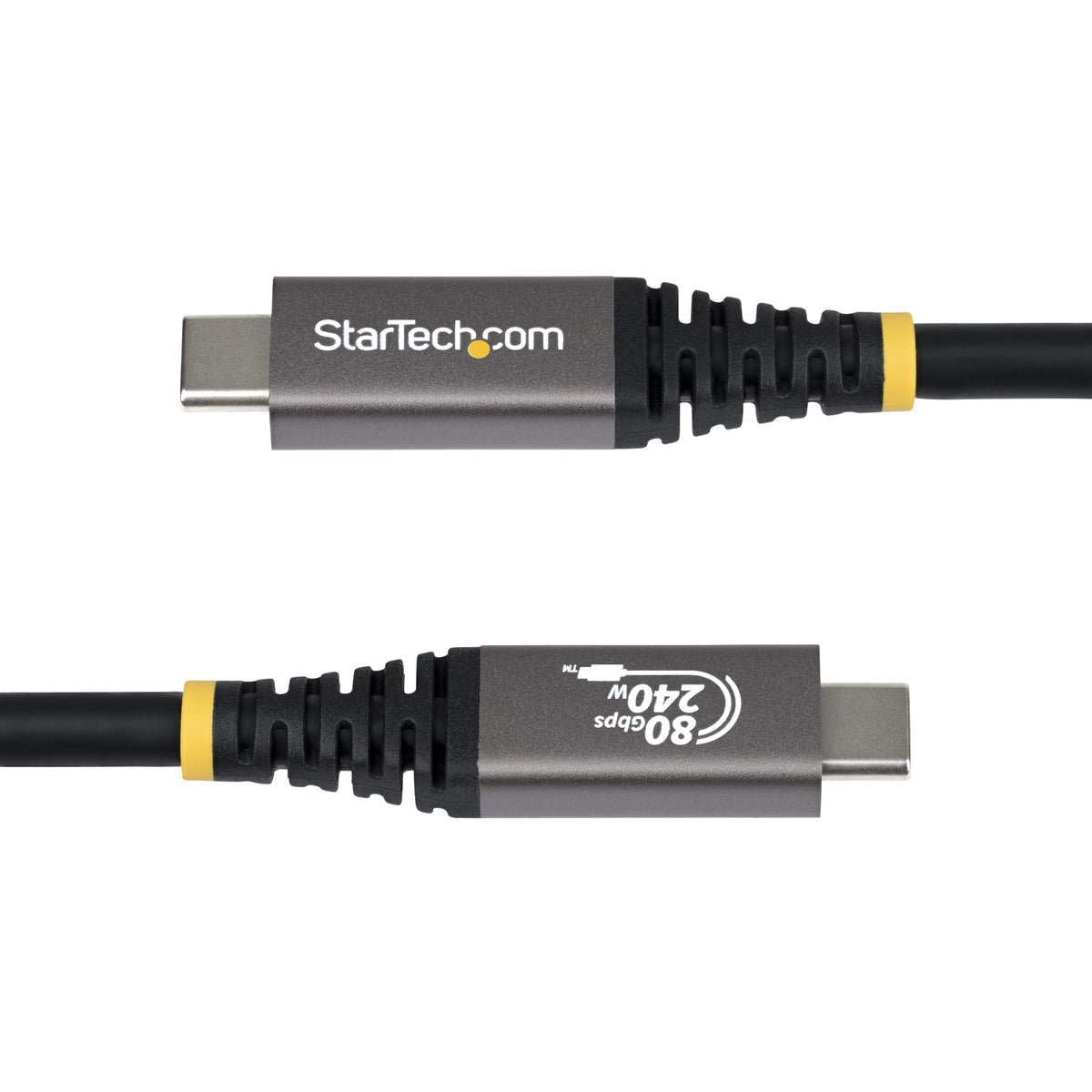 STARTECH .com USB cable USB4 Gen 4x2 0,9 m USB C 80 Gbit/s 240 W Black (CC3FT80GUSB4CABLE) - Cartouches Certifiees