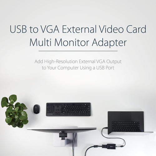 STARTECH .com USB graphics adapter 1920 x 1200 pixels Black (USB2VGAE3) - Cartouches Certifiees