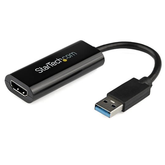 STARTECH .com Adaptateur graphique USB 1920 x 1200 pixels Noir (USB32HDES)