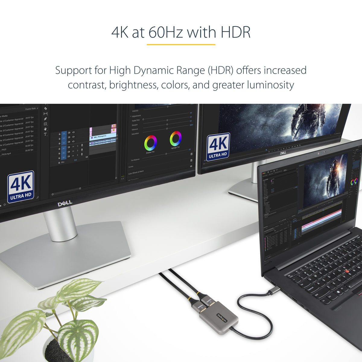 STARTECH .com USB graphics adapter 3840 x 2160 pixels Black, Grey (MST14CD122HD) - Cartouches Certifiees