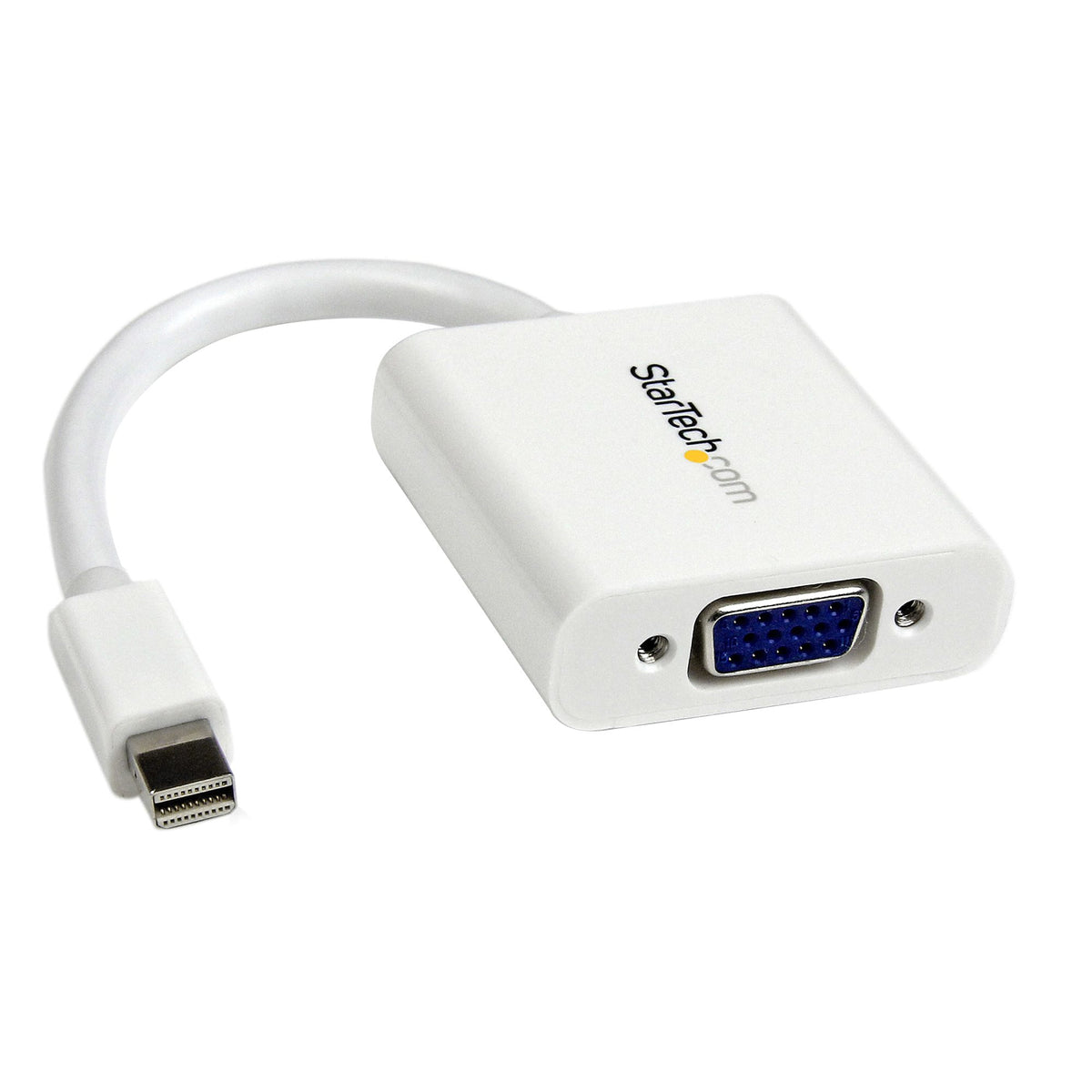STARTECH .com video cable adapter 0,13 m Mini DisplayPort VGA (D-Sub) White (MDP2VGAW) - Cartouches Certifiees