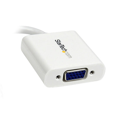 STARTECH .com video cable adapter 0,13 m Mini DisplayPort VGA (D-Sub) White (MDP2VGAW) - Cartouches Certifiees