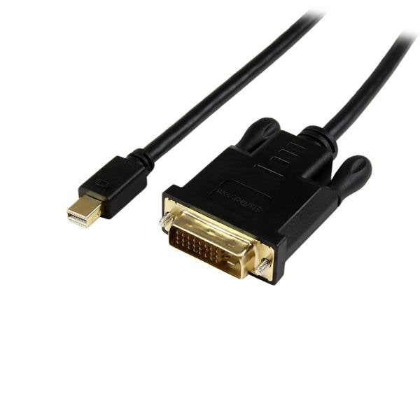 STARTECH .com video cable adapter 1,9 m Mini DisplayPort DVI-D Black (MDP2DVIMM6BS) - Cartouches Certifiees