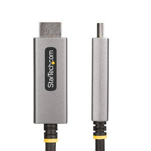 STARTECH .com video cable adapter 2 m DisplayPort HDMI Black, Silver (133DISPLAYPORTHDMI21) - Cartouches Certifiees