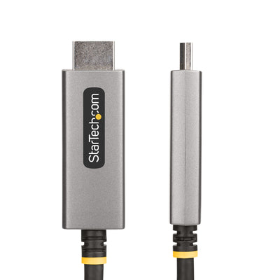 STARTECH .com video cable adapter 2 m DisplayPort HDMI Black, Silver (133DISPLAYPORTHDMI21) - Cartouches Certifiees