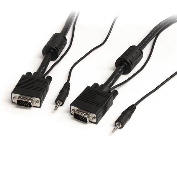 STARTECH .com video cable adapter 4,57 m VGA (D-Sub) + 3.5mm Black (MXTHQMM15A) - Cartouches Certifiees