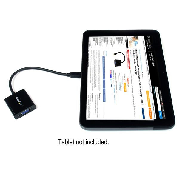STARTECH .com video cable adapter Black (MCHD2VGAE2) - Cartouches Certifiees