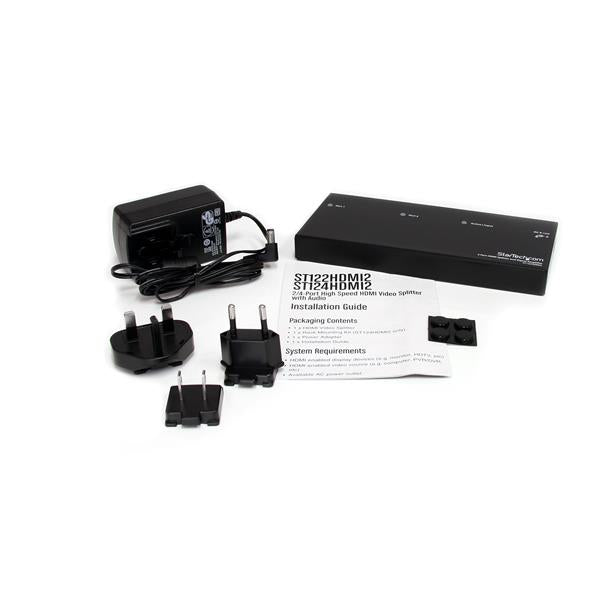 STARTECH .com video splitter HDMI 2x HDMI (ST122HDMI2) - Cartouches Certifiees