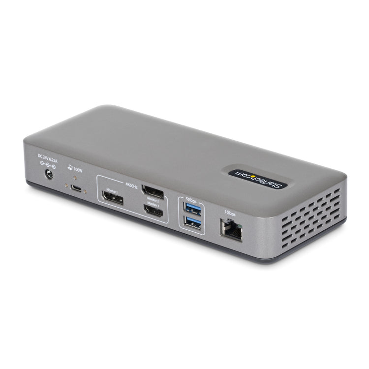 STARTECH CONNECT THREE 4K 60HZ DISPLAYS (2X DP / 1X HDMI) THROUGH A SINGLE USB TYPE-C POR (199N-USBC-DOCK) - Cartouches Certifiees