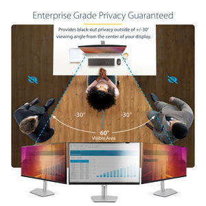 STARTECH display privacy filters 60,5 cm (23.8") Monitor Frameless display privacy filter (238G-PRIVACY-SCREEN) - Cartouches Certifiees