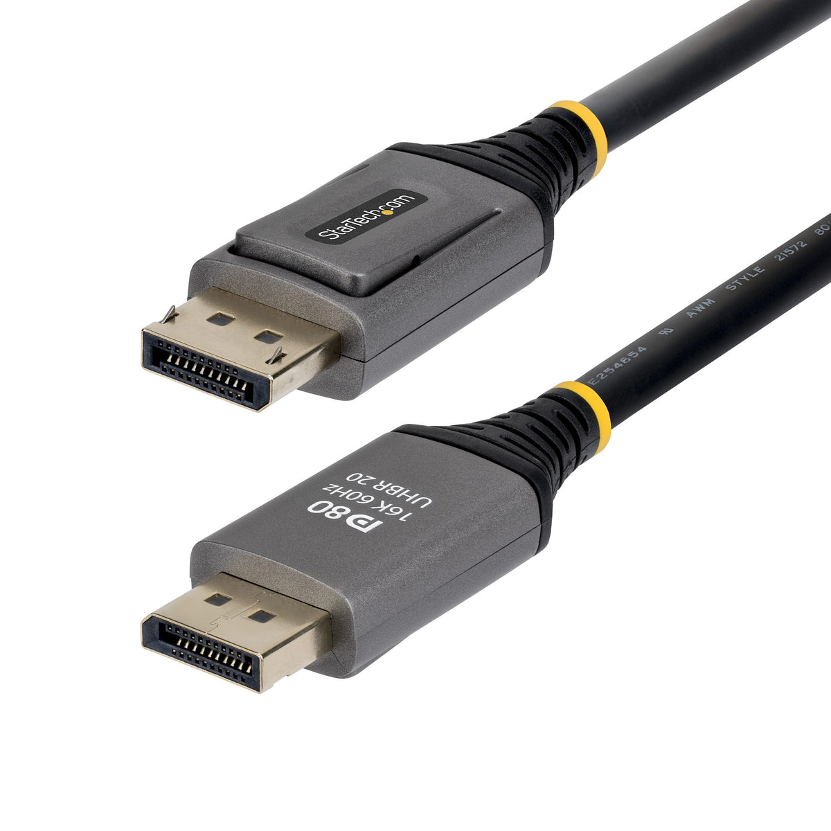 STARTECH DisplayPort cable 0,5 m Black (DP21V-50C-DP80-CABLE) - Cartouches Certifiees