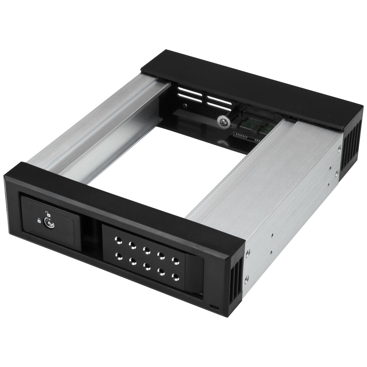 STARTECH drive bay panel 13,3 cm (5.25") Carrier panel Black (HSB1SATSASBA) - Cartouches Certifiees