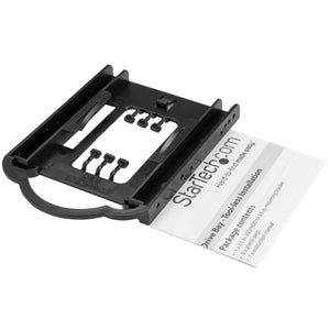 STARTECH drive bay panel 8,89 cm (3.5") Carrier panel Black (BRACKET125PT) - Cartouches Certifiees