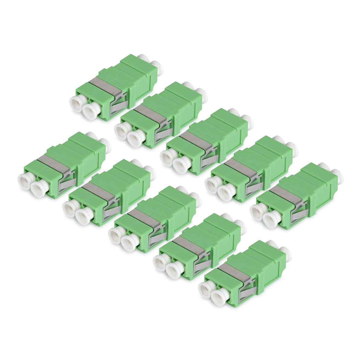 STARTECH fiber optic adapter LC/APC 10 pc(s) Green (DUPLEXLCAPCNOF) - Cartouches Certifiees
