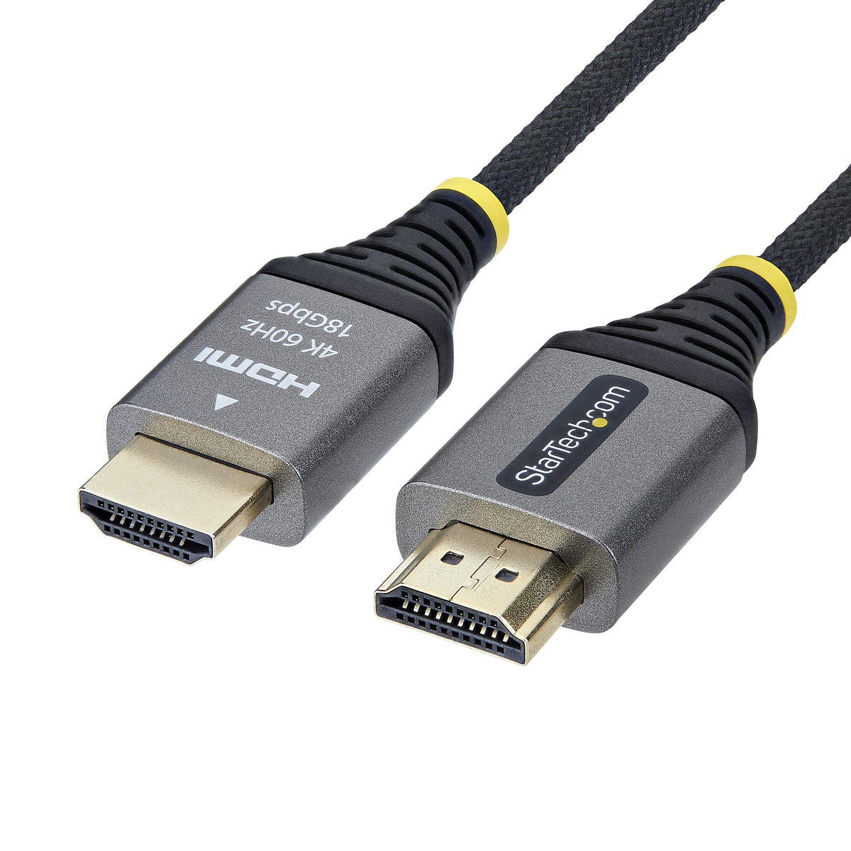STARTECH HDMI cable 0,91 m HDMI Type A (Standard) Black, Silver (HDMI2-FLEX-4K60-3F) - Cartouches Certifiees