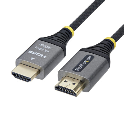 STARTECH HDMI cable 0,91 m HDMI Type A (Standard) Black, Silver (HDMI2-FLEX-4K60-3F) - Cartouches Certifiees