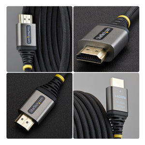 STARTECH HDMI cable 0,91 m HDMI Type A (Standard) Black, Silver (HDMI2-FLEX-4K60-3F) - Cartouches Certifiees