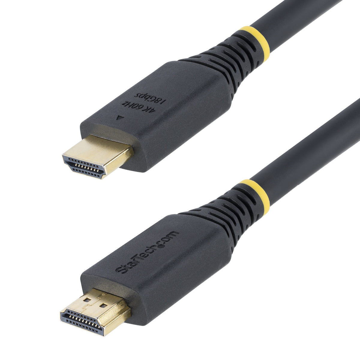 STARTECH HDMI cable 15,2 m HDMI Type A (Standard) Black (HDMI2-CABLE-4K60-50F) - Cartouches Certifiees