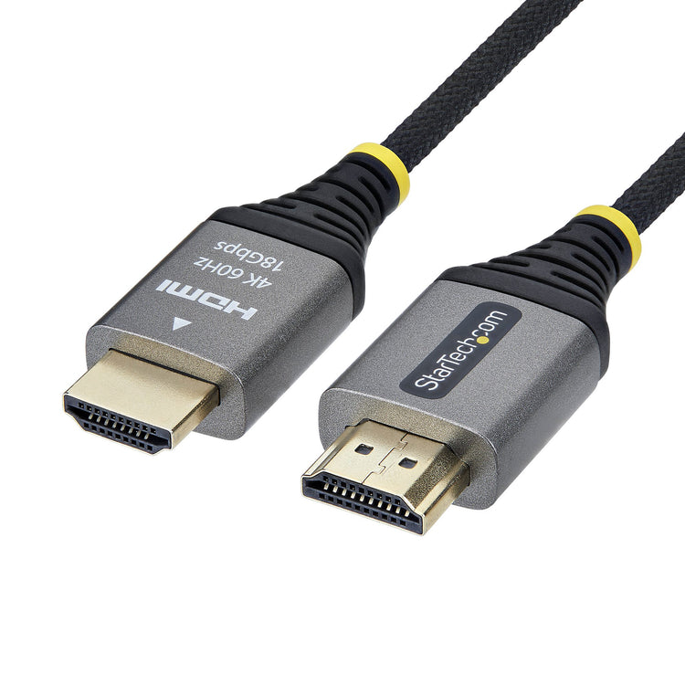 STARTECH HDMI cable 3 m HDMI Type A (Standard) Black, Silver (HDMI2-FLEX-4K60-10F) - Cartouches Certifiees
