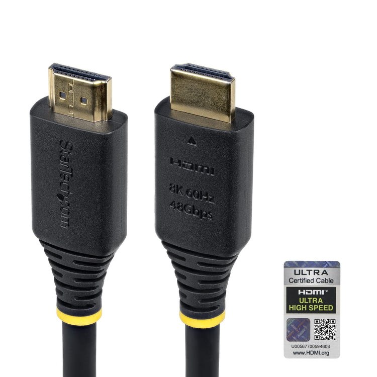 STARTECH HDMI cable 4,6 m HDMI Type A (Standard) Black (HDMI21-CBL-8K60-15F) - Cartouches Certifiees
