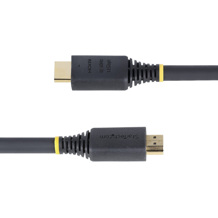 STARTECH HDMI cable 7,6 m HDMI Type A (Standard) Black (HDMI2-CABLE-4K60-25F) - Cartouches Certifiees