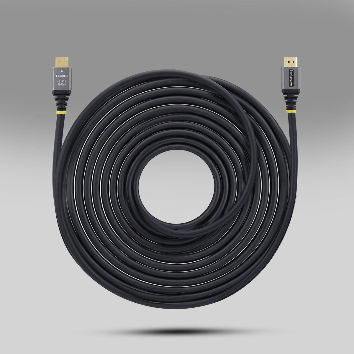 STARTECH HDMI cable 7,6 m HDMI Type A (Standard) Black, Silver (HDMMV25F) - Cartouches Certifiees