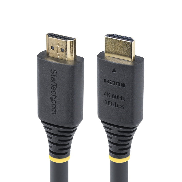 STARTECH HDMI cable HDMI Type A (Standard) Black (HDMI2-CABLE-4K60-5M) - Cartouches Certifiees