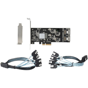 STARTECH interface cards/adapter Internal Mini-SAS (8P6G-PCIE-SATA-CARD) - Cartouches Certifiees
