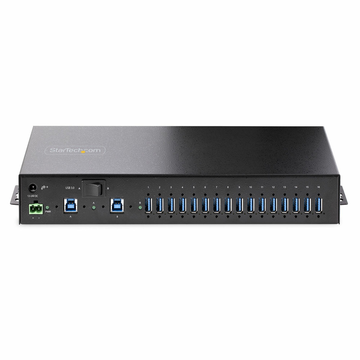 STARTECH interface hub 2 x USB 3.2 Gen 1 (3.1 Gen 1) Type-B 5000 Mbit/s Black (S5G16AINDS-USB-A-HUB) - Cartouches Certifiees