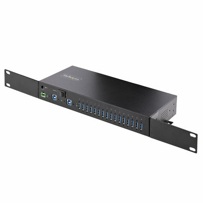 STARTECH interface hub 2 x USB 3.2 Gen 1 (3.1 Gen 1) Type-B 5000 Mbit/s Black (S5G16AINDS-USB-A-HUB) - Cartouches Certifiees