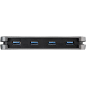 STARTECH interface hub USB 3.2 Gen 1 (3.1 Gen 1) Type-A 5000 Mbit/s Black, Grey (HB30AM4AB) - Cartouches Certifiees