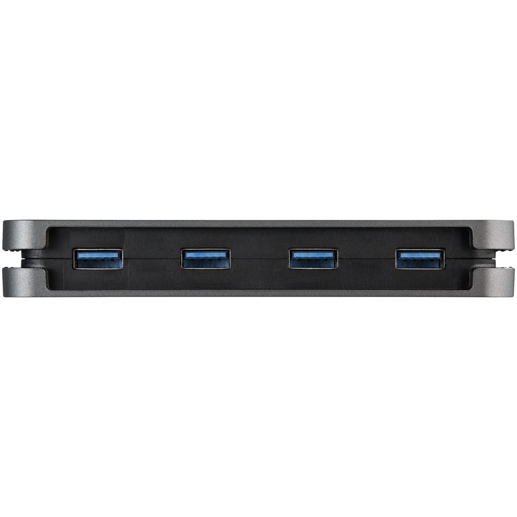 STARTECH interface hub USB 3.2 Gen 1 (3.1 Gen 1) Type-A 5000 Mbit/s Black, Grey (HB30AM4AB) - Cartouches Certifiees