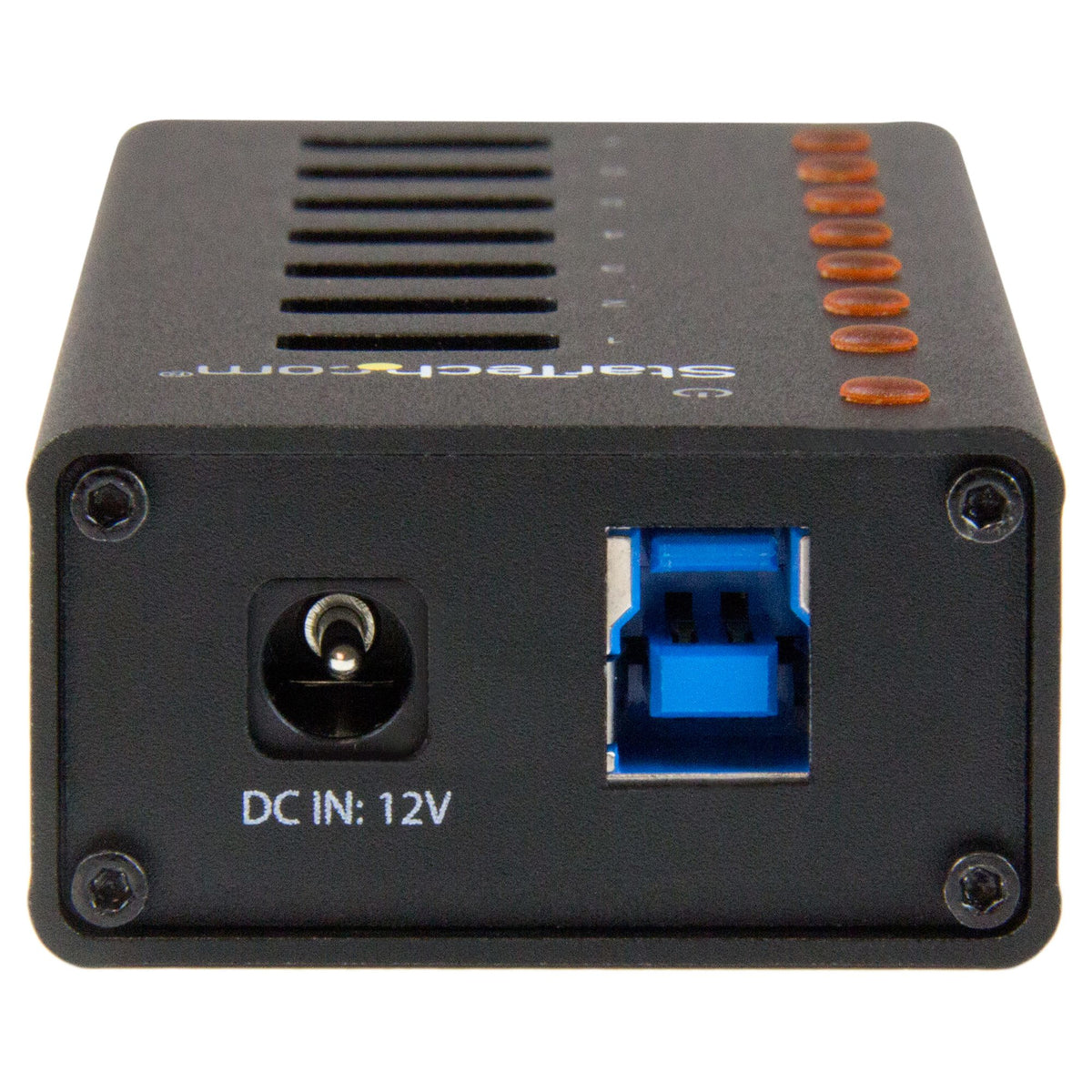 STARTECH interface hub USB 3.2 Gen 1 (3.1 Gen 1) Type-B 5000 Mbit/s Black (ST7300U3M) - Cartouches Certifiees